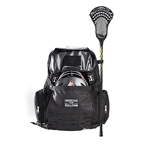 LACROSSE PLAYER GEAR BACKPACK has 2 stick holders PERSONALIZED FREE 