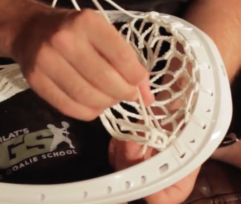 How to String Lacrosse Goalie Head
