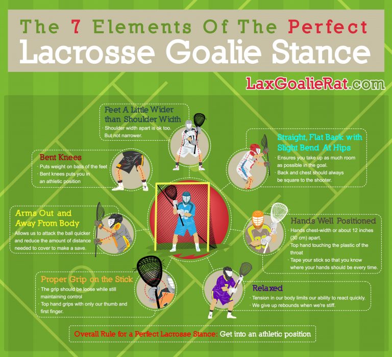 Lacrosse Goalie Stance [INFOGRAPHIC] Lax Goalie Rat