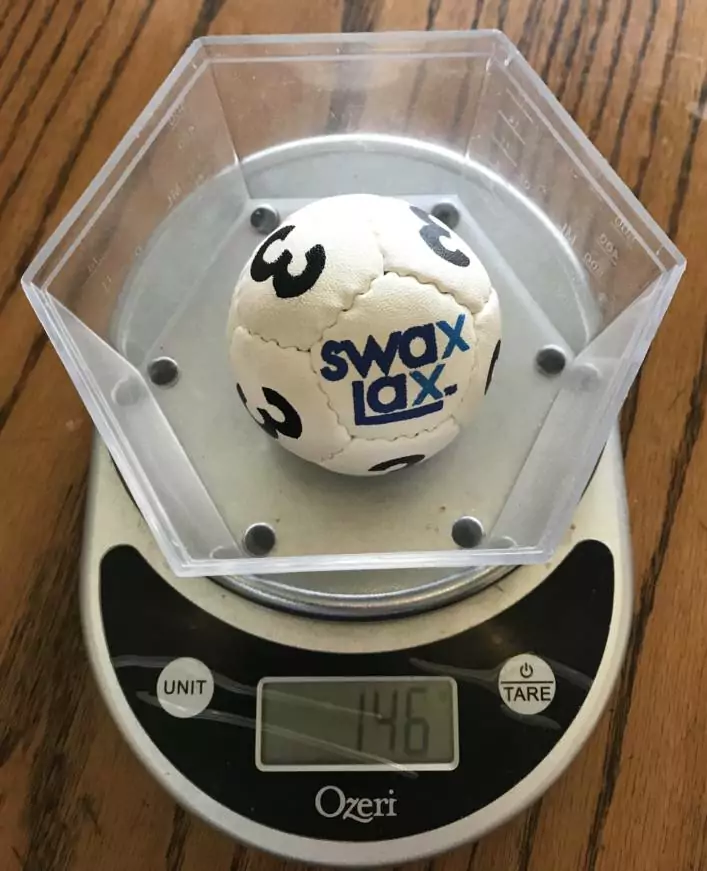 Swax Lax Ball Weight