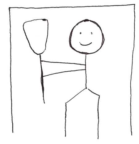 Lacrosse Goalie Stick Figure