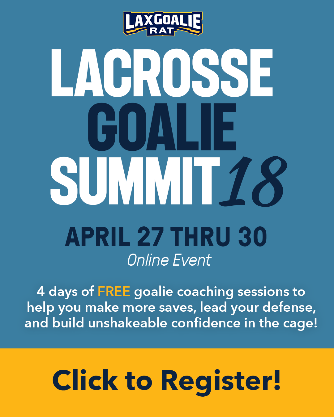 Lacrosse Goalie Summit